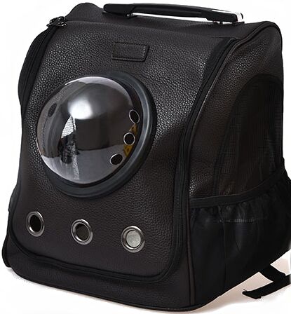 Переноска-рюкзак для животных Xiaomi Small Animal Star Space Capsule Shoulder Bag (Black/Черный) - 1