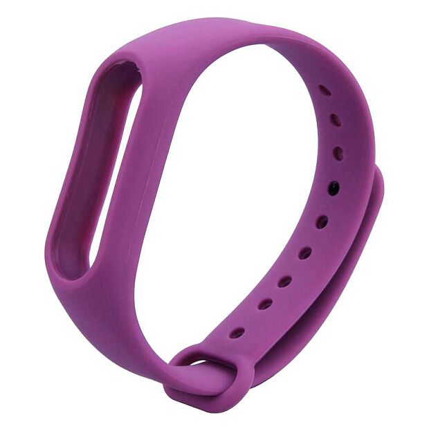 Ремешок силиконовый для Xiaomi Mi Band 2 (Purple/Фиолетовый) - 3