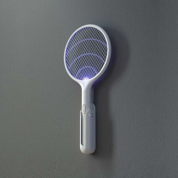 Мухобойка электрическая Qualitell Electric Mosquito Swatter ZS9001 (White) - 3