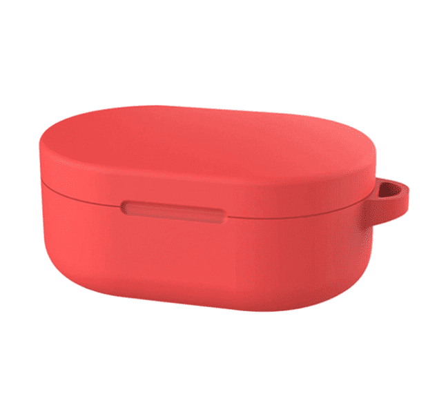 Силиконовый чехол для наушников Redmi Airdots с крышкой (Red/Красный) - 1