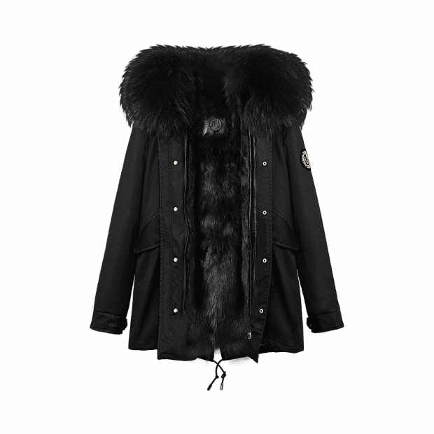 Куртка Ozlana Jacket Couple Mink Fur (Black/Черный) 