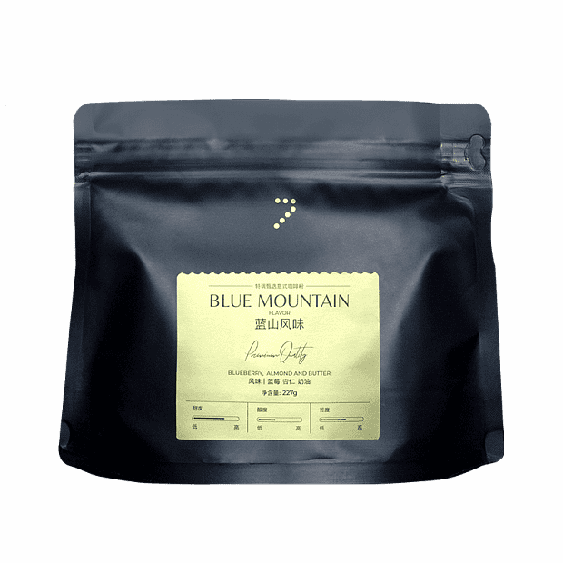 Кофе Xiaomi Seven-Time Special Espresso Coffee Powder Series Mountain Flavor Blue Mountain 227g - 1