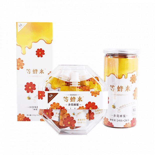Мед Xiaomi Waiting For Exquisitely Portable Natural Mature Multi-Flower Honey 